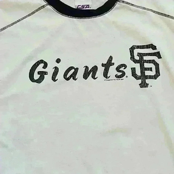 CSA Vintage Men's Giants t-shirt navy blue and ivory size xl - Picture 1 of 8